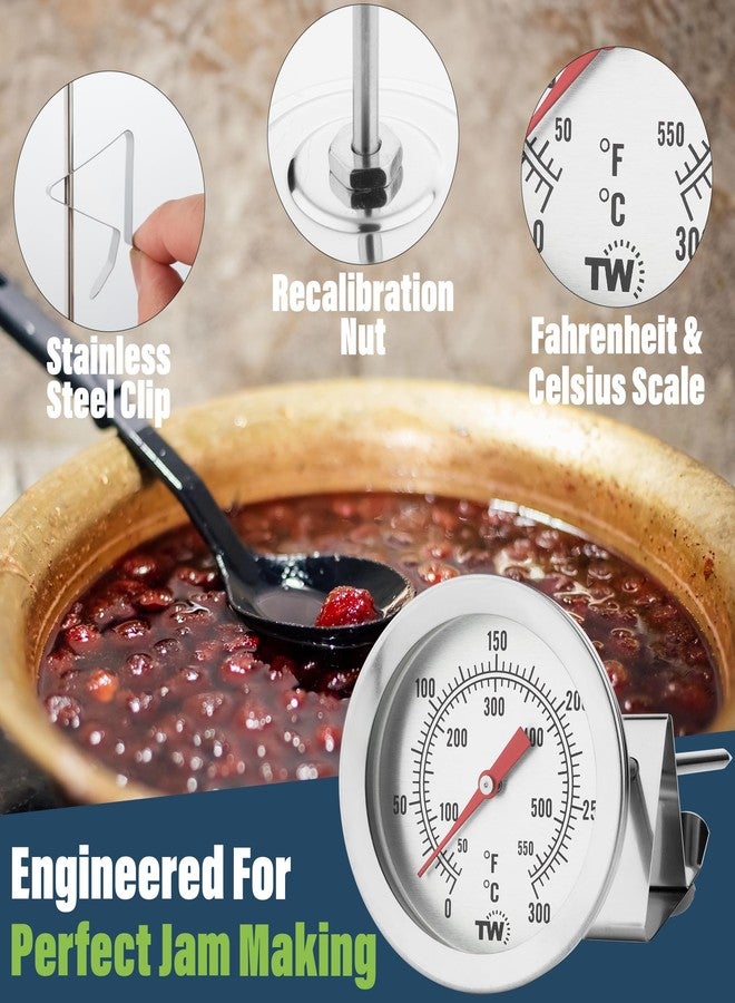 Thermometer World Candy Thermometer with Pot Clip Professional Candy Making Probe - Ideal Stainless Steel Dial Accurate Sugar Thermometer for Candy Making and Sugar Melting Cooking Kitchen - Image 4